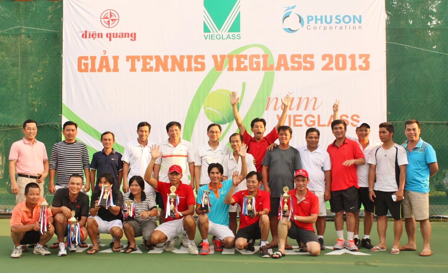 Giải Tennis lần 4 kỷ niệm 9 năm thành lập Hiệp hội Kính và Thủy tinh Việt Nam