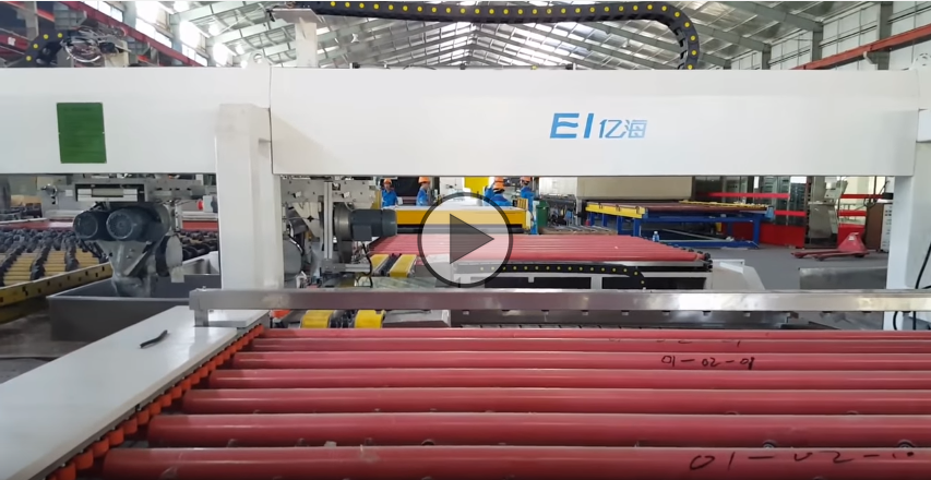 PHU SON Corporation loading  GLASS FOUR SIDE EDGING MACHINE – EI-SUNTECH at DAI DUONG KINH