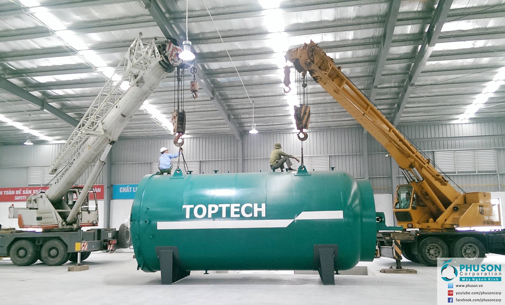 TOPTECH automatic glass production line – HASKY factory.