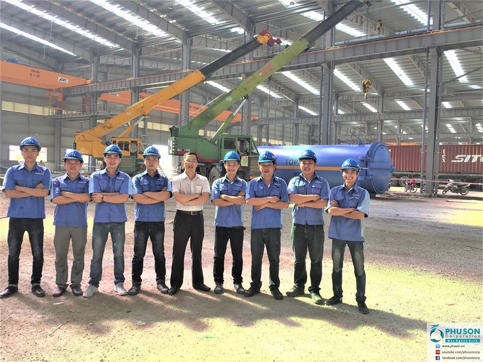 TOPTECH automatic laminated safety glass production line at CFG Ha Long