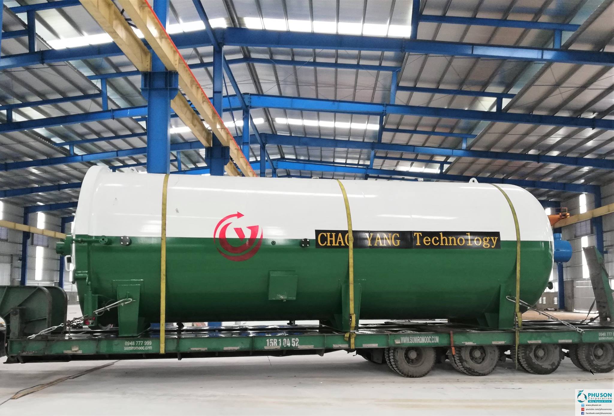 CHAOYANG new generation safety laminated glass production line at TOAN TIEN GLASS factory