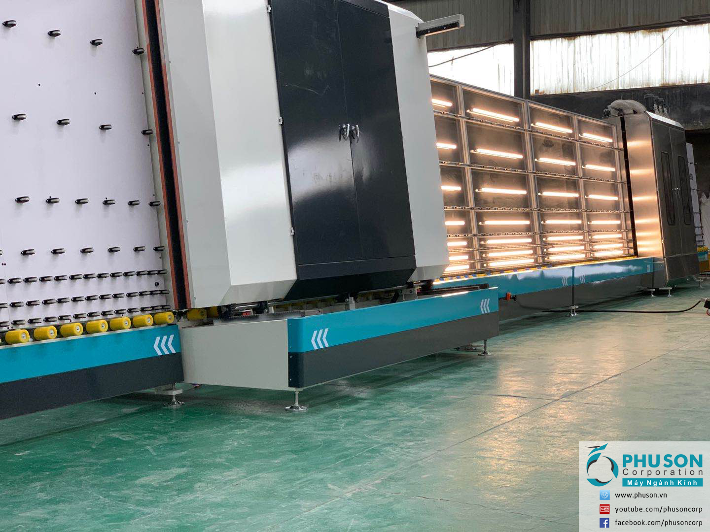 Containerizing YBKE automatic insulated glass production line