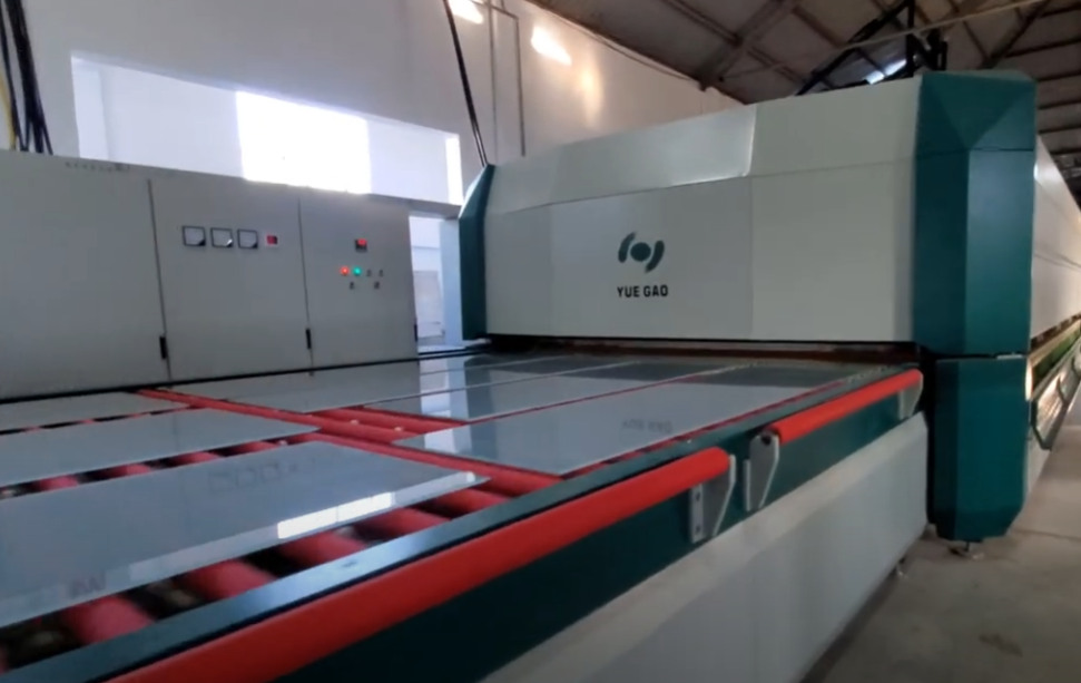 Completing the installation of the automatic production line of YUEGAO tempered glass at NGAI KHANH GLASS factory